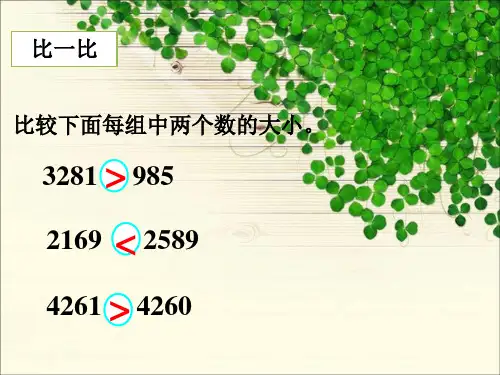 比一比_大数的大小比较