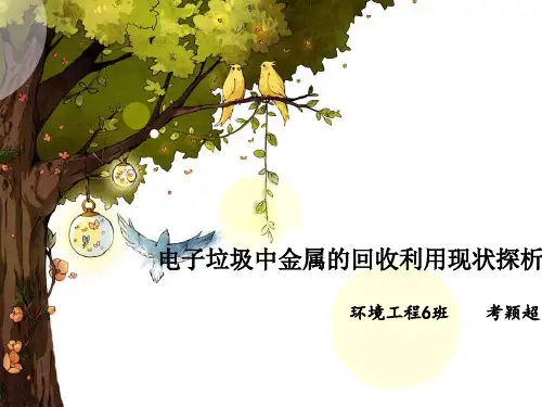 电子垃圾中金属的回收利用现状探析