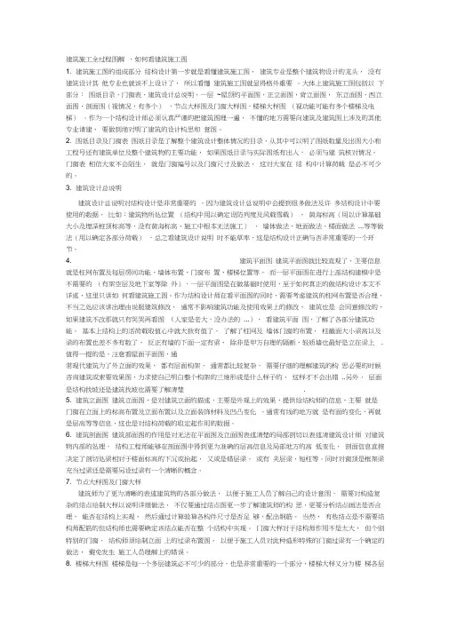 土建全过程图解