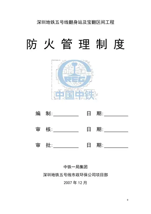 防火管理制度
