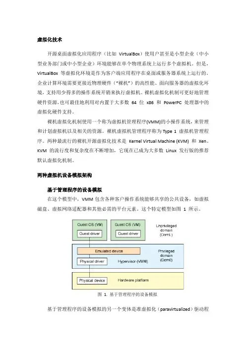 设备虚拟化