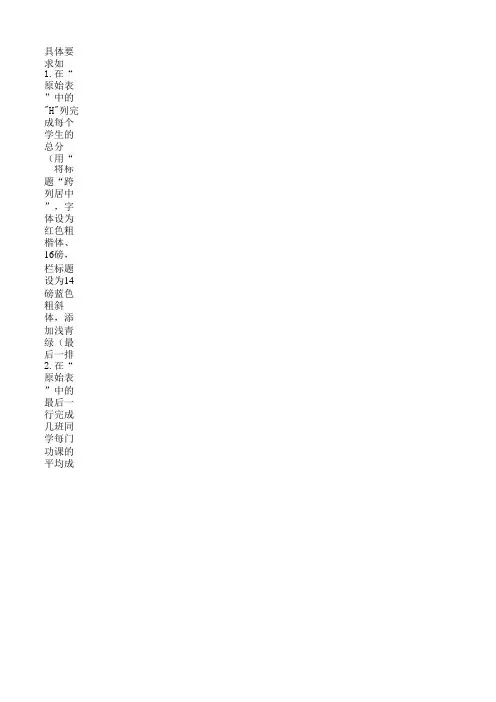 excel数据图表2