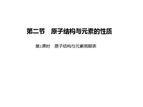 1-2-1原子结构与元素的性质第一课时