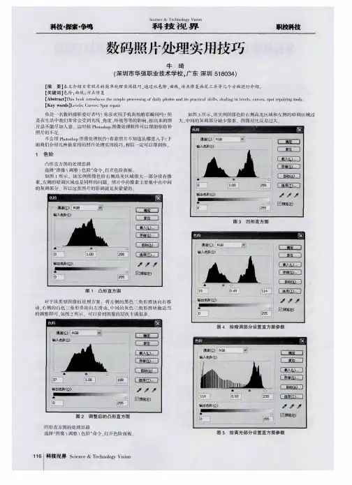 数码照片处理实用技巧