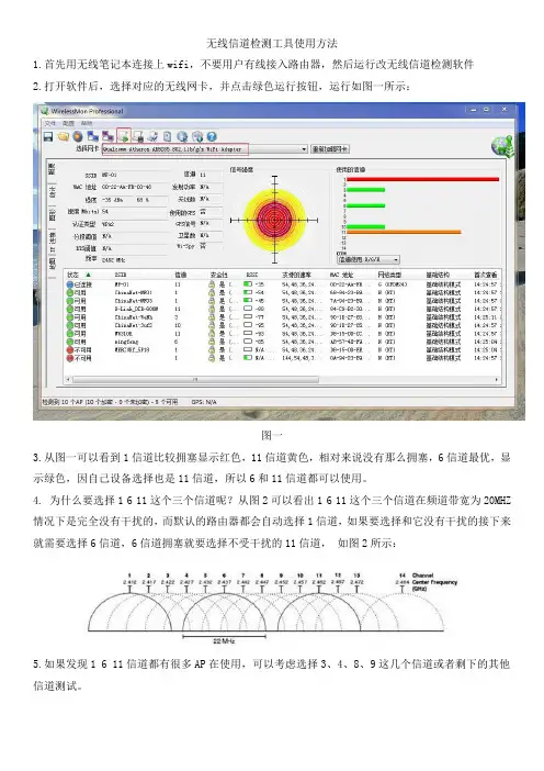 无线信道检测工具使用方法