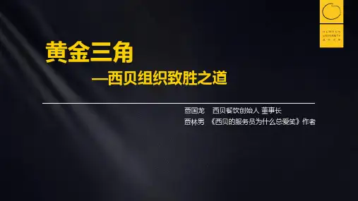 西贝课程PPT