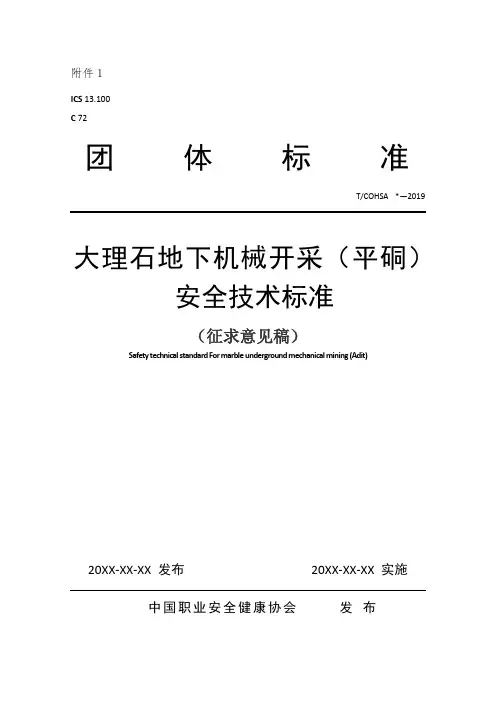 安全技术标准
