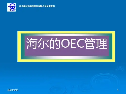 海尔OEC管理教材(免费)