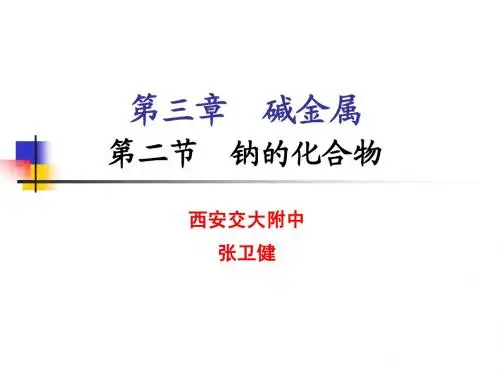 钠的化合物