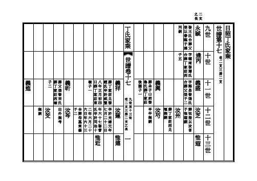 17 世谱卷17