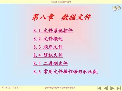 第八章vb计算机