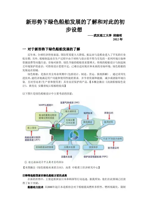 绿色船舶发展--新能源概念船