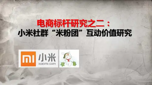 电商标杆研究小米社群互动价值研究V4(minimizer)