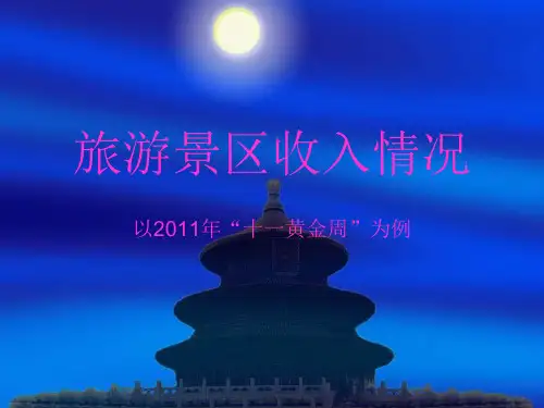 旅游景区收入情况精