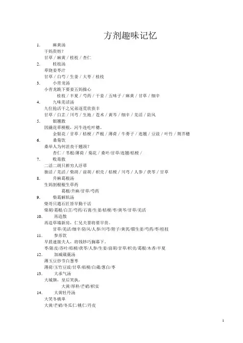趣味方歌