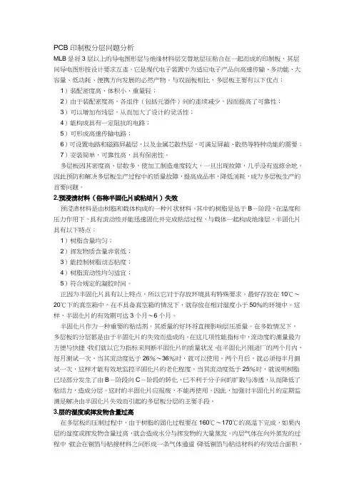 PCB印制板分层问题分析