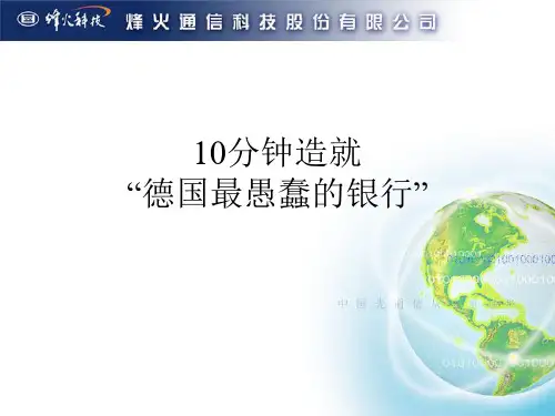 10分钟造就“德国最愚蠢的银行”解析
