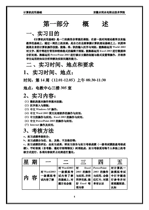 计算机应用基础报告内容 2