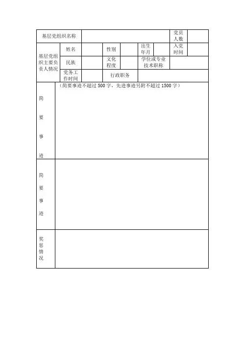 968-基层党组织名称