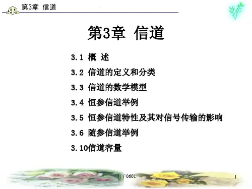 通信原理课件 第三章