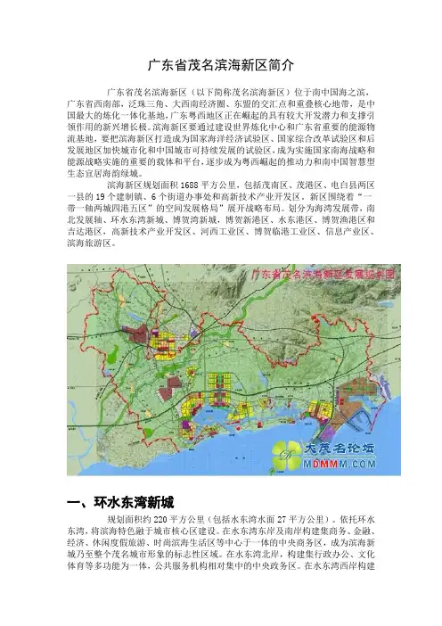 广东省茂名滨海新区简介