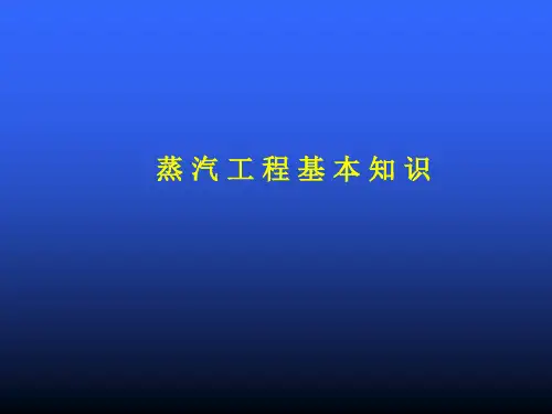 蒸汽基本知识
