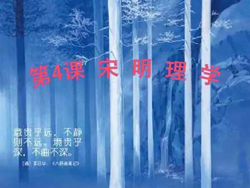 4、宋明理学ppt