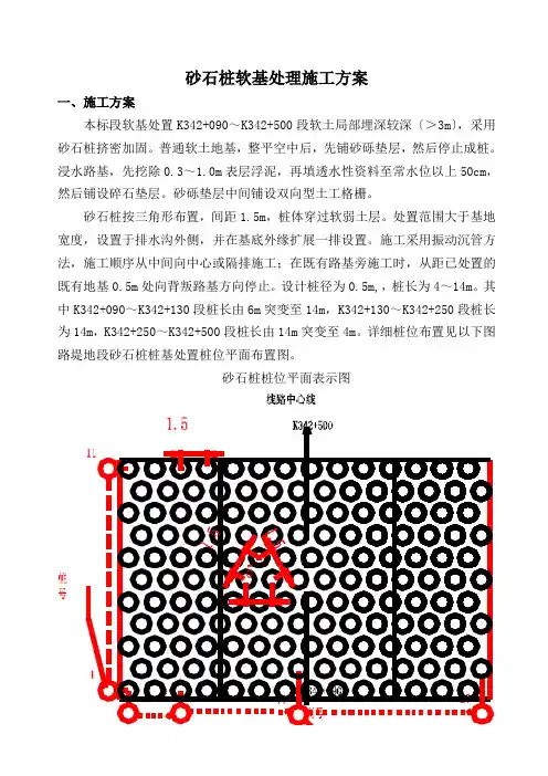 砂石桩软基处理施工方案