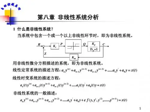 自控第八章--非线性