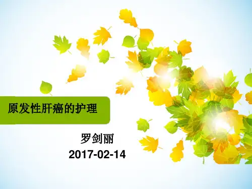 原发性肝癌的护理ppt课件