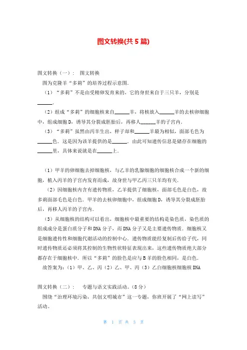 图文转换(共5篇)