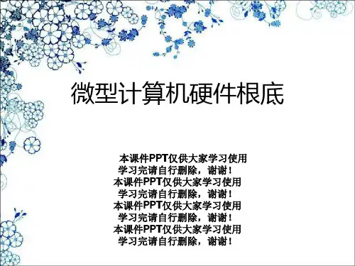 微型计算机硬件基础