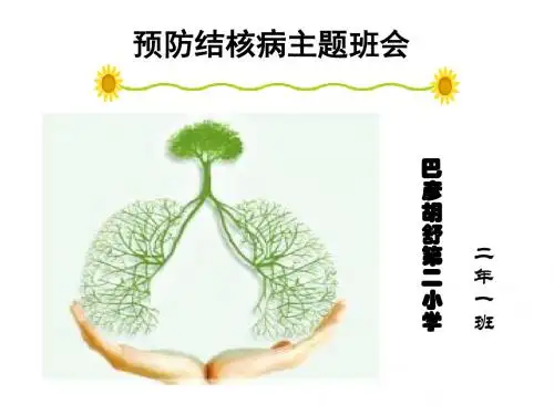 小学结核病防治(主题班会)课件