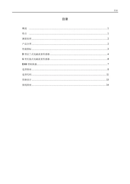 电磁流量计