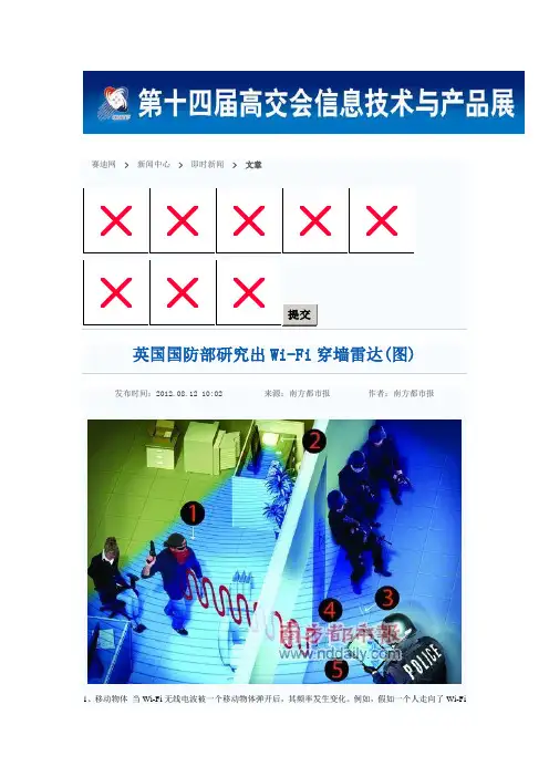 wifi穿墙雷达
