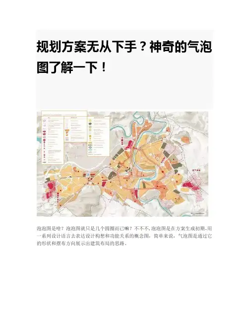 规划方案无从下手？神奇的气泡图了解一下