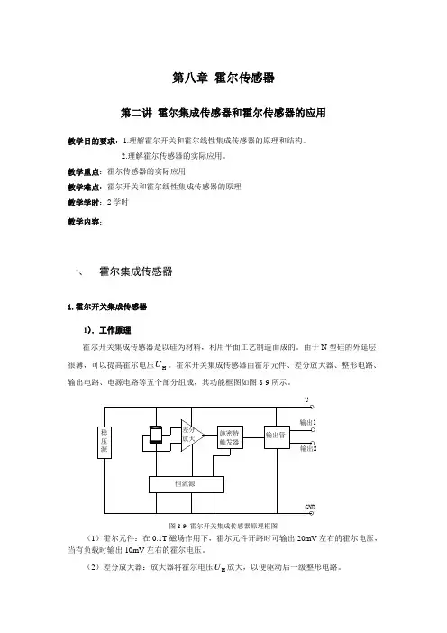 霍尔传感器