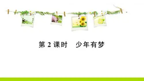 部编版道德与法治七上少年有梦课时作业随堂练习题