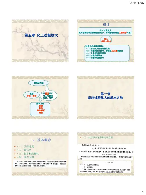 第五章 化工过程放大