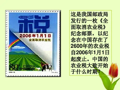 高中历史课件专题一《中国古代的经济政策》(人民版必修2)