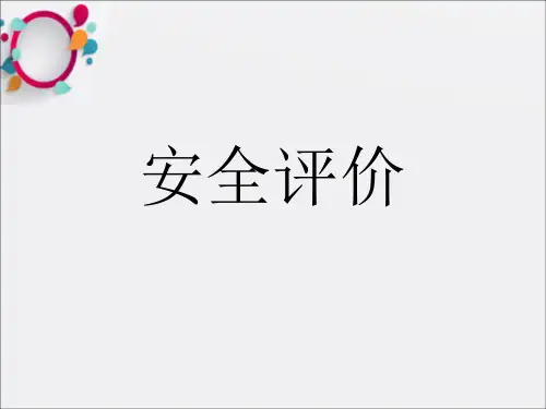 《安全评价讲义》PPT课件 (2)