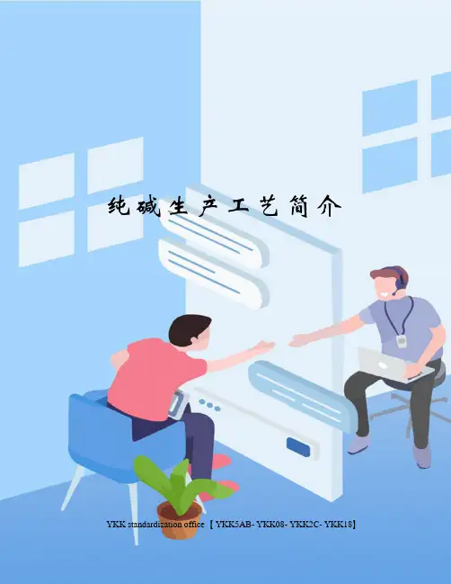 纯碱生产工艺简介审批稿