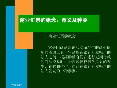 银行承兑汇票课件共50页文档