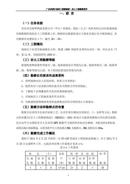 勘察报告 3