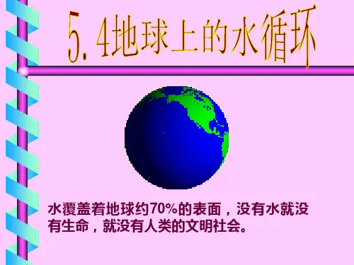 《4.地球上的水循环》课件1