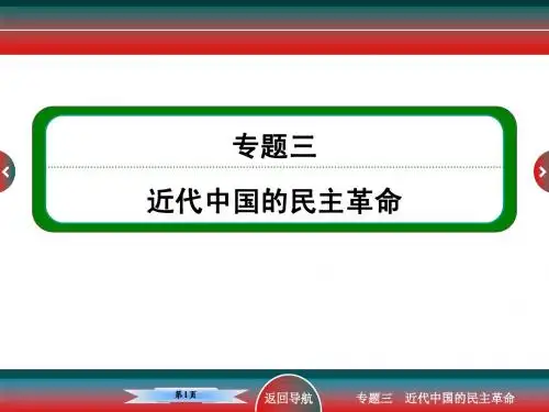 高考历史政治文明史新民主主义革命