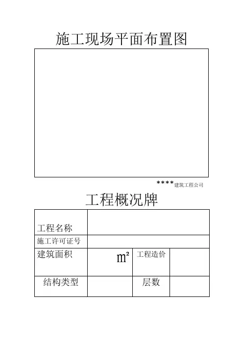 施工五牌一图