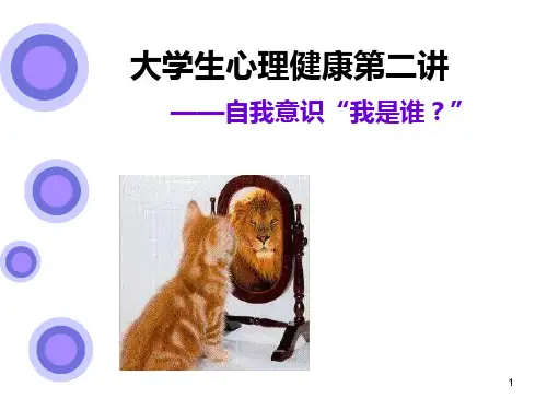 大学生心理健康教育:自我意识PPT课件
