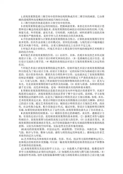 手绘效果图表现技法 2