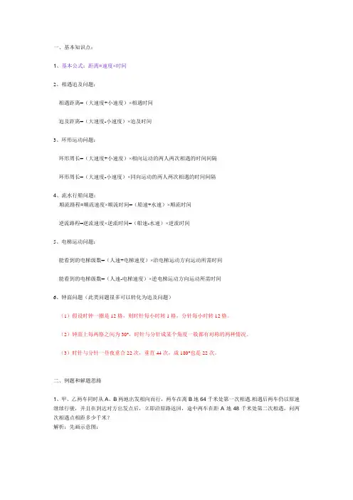 行程问题
